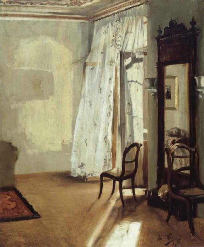 Adolph von Menzel The Balcony Room